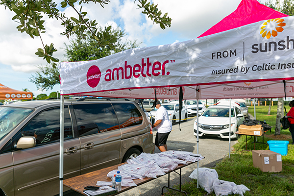 Volunteers at the event helped families gear up for the new school year by distributing food, school supplies, backpacks, reusable masks, hand sanitizers and more. 